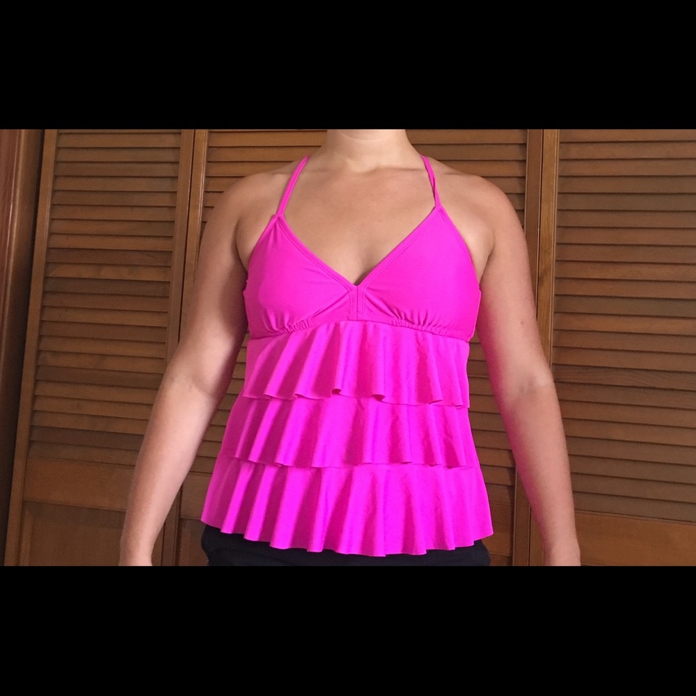 Bright and fun tankini top!
